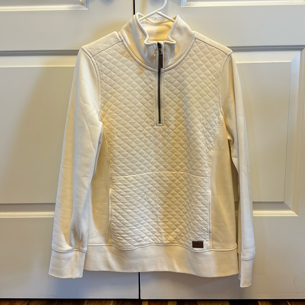 L.L. Bean Quilted quarter zip pullover